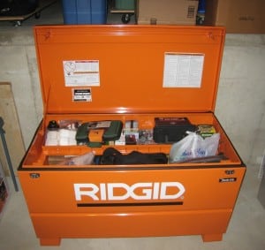 Tool Storage Chest used as a Cheap Gun Safe