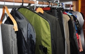 Skinner Sights HTF Tactical Garment Bag in Closet