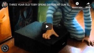 YouTube THREE YEAR OLD TOBY OPENS DIFFERENT GUN SAFES.WMV